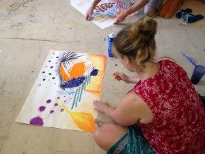 Art Holiday Spain Studio Work