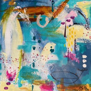 What Lies Beneath - Abstract painting
