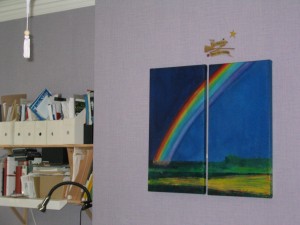 Rainbow Diptych, Private Home, Ireland