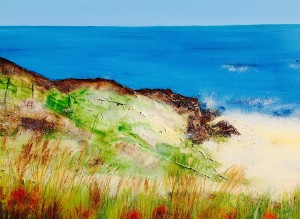 Wexford Beach, Ireland Seascape Art