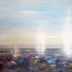 Beach Splash Series - oil on canvas