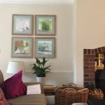 This is a painting of Four Seasons watercolour on paper