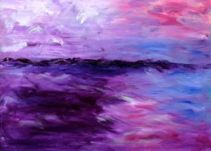 Silver Seas of Kerry - oil on canvas