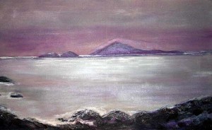 Silver Seas of Kerry - oil on canvas