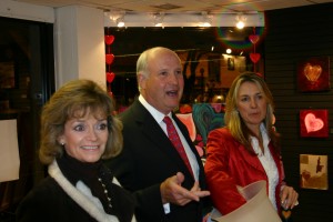Sue Holderness aka 'Marlene' came to support British Heart Foundation auction