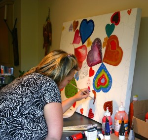 Sandi in action