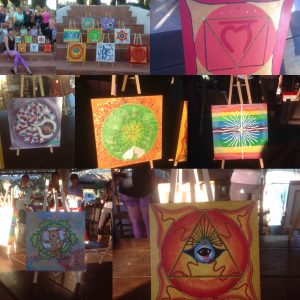 A selection of chakra art
