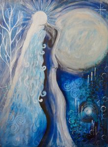 This is Goddess Selene - The Moon Goddess