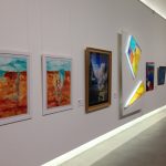 Eclectic mix of artwork