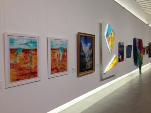 Eclectic mix of artwork
