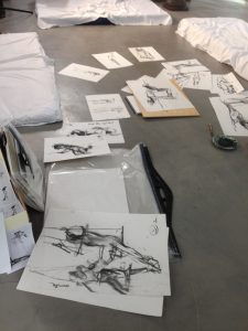 Drawing in the moment