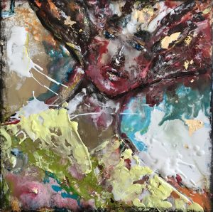 Encaustic wax painting