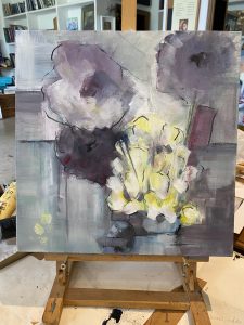 Still Life demo painting from workshop with Steffi Goddard
